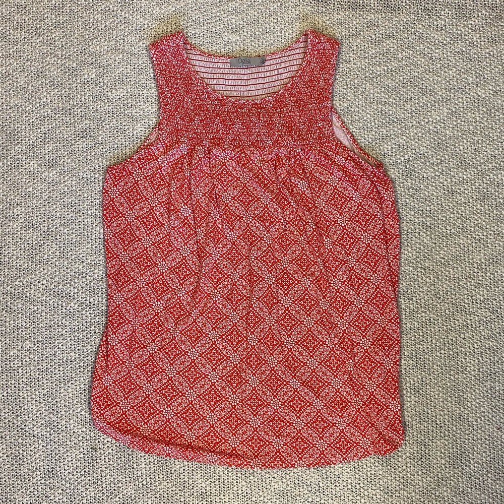 ✰ sleeveless patterned dalia blouse ✰